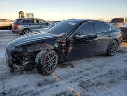 Salvage cars for sale from Copart Rocky View County, AB: 2020 Infiniti Q50 RED Sport 400