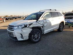 Toyota Highlander salvage cars for sale: 2018 Toyota Highlander SE