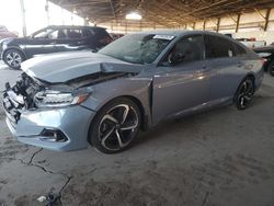 Honda Accord salvage cars for sale: 2021 Honda Accord Sport