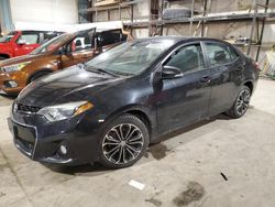 Toyota Corolla salvage cars for sale: 2016 Toyota Corolla L