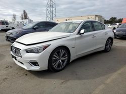 Infiniti q50 salvage cars for sale: 2018 Infiniti Q50 Hybrid Luxe