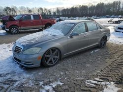 Mercedes-Benz s-Class salvage cars for sale: 2011 Mercedes-Benz S 550 4matic