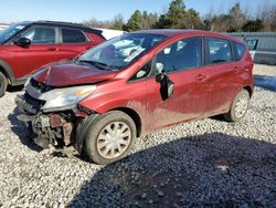 Nissan Versa salvage cars for sale: 2016 Nissan Versa Note S