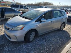 Toyota Prius salvage cars for sale: 2012 Toyota Prius V