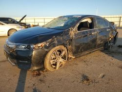 Honda Accord salvage cars for sale: 2017 Honda Accord Sport