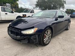 Maserati Ghibli salvage cars for sale: 2015 Maserati Ghibli