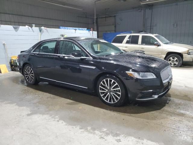 2017 Lincoln Continental Select