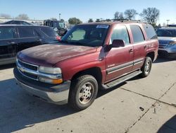 Chevrolet Tahoe salvage cars for sale: 2001 Chevrolet Tahoe K1500