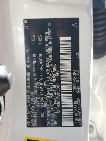 2016 Toyota Highlander le