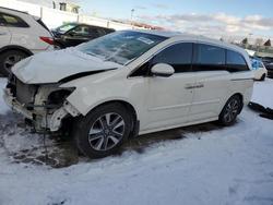 Honda Odyssey Vehiculos salvage en venta: 2015 Honda Odyssey Touring