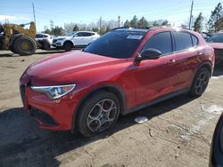 Alfa Romeo Stelvio salvage cars for sale: 2018 Alfa Romeo Stelvio TI Sport