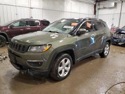 Jeep salvage cars for sale: 2018 Jeep Compass Latitude