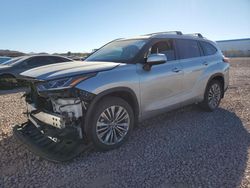 Toyota Highlander Vehiculos salvage en venta: 2022 Toyota Highlander Platinum