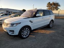 Land Rover salvage cars for sale: 2016 Land Rover Range Rover Sport HSE