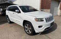 Jeep Grand Cherokee salvage cars for sale: 2014 Jeep Grand Cherokee Overland