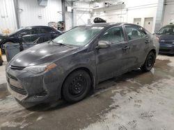 Toyota Corolla l Vehiculos salvage en venta: 2019 Toyota Corolla L