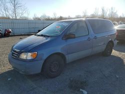 Toyota Sienna le salvage cars for sale: 2001 Toyota Sienna LE