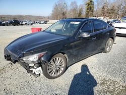 Infiniti Vehiculos salvage en venta: 2021 Infiniti Q50 Luxe