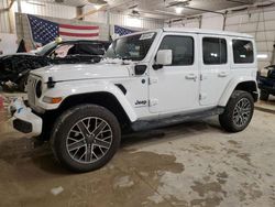 Salvage cars for sale from Copart Columbia, MO: 2023 Jeep Wrangler Sahara 4XE