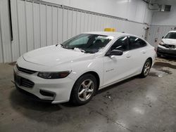 Chevrolet salvage cars for sale: 2017 Chevrolet Malibu LS