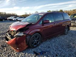 Toyota Sienna se salvage cars for sale: 2017 Toyota Sienna SE