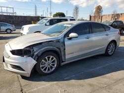 Ford Fusion salvage cars for sale: 2017 Ford Fusion SE Hybrid