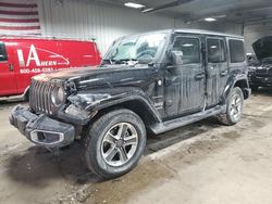 Jeep salvage cars for sale: 2019 Jeep Wrangler Unlimited Sahara