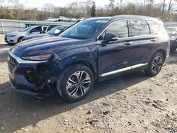 Hyundai salvage cars for sale: 2019 Hyundai Santa FE Limited