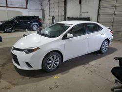 Toyota Corolla l Vehiculos salvage en venta: 2016 Toyota Corolla L