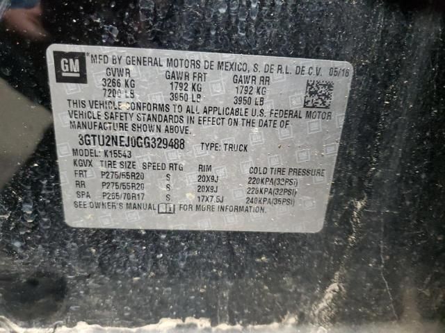 2016 GMC Sierra K1500 SLT