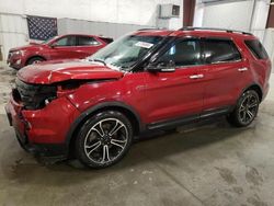 Salvage cars for sale from Copart Avon, MN: 2014 Ford Explorer Sport