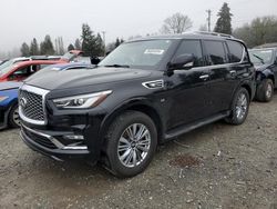 Infiniti salvage cars for sale: 2018 Infiniti QX80 Base