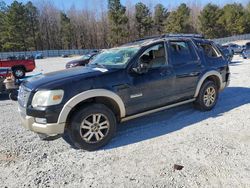 Ford Explorer salvage cars for sale: 2007 Ford Explorer Eddie Bauer