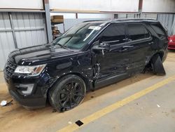 Ford Explorer salvage cars for sale: 2017 Ford Explorer XLT