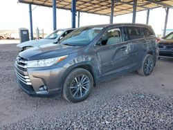 Toyota Highlander Vehiculos salvage en venta: 2019 Toyota Highlander SE