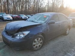 Toyota Camry salvage cars for sale: 2002 Toyota Camry LE