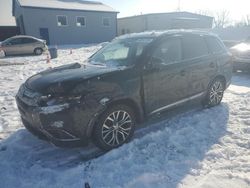 Mitsubishi Outlander salvage cars for sale: 2017 Mitsubishi Outlander SE