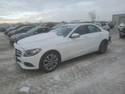 Mercedes-Benz salvage cars for sale: 2018 Mercedes-Benz C 300 4matic