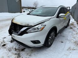 Vehiculos salvage en venta de Copart Montreal Est, QC: 2017 Nissan Murano S