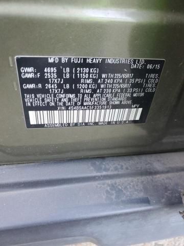 2015 Subaru Outback 2.5I