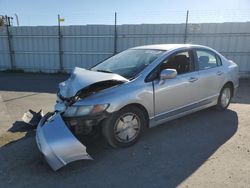 Salvage cars for sale from Copart Antelope, CA: 2007 Honda Civic Hybrid