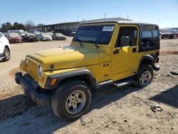 Jeep Wrangler salvage cars for sale: 2002 Jeep Wrangler / TJ X