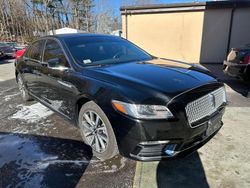 2017 Lincoln Continental en venta en Mendon, MA