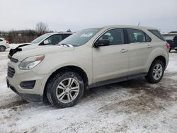 Chevrolet Equinox salvage cars for sale: 2016 Chevrolet Equinox LS