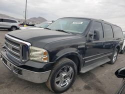 Salvage cars for sale from Copart North Las Vegas, NV: 2005 Ford Excursion Limited