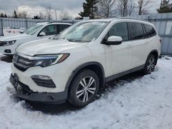 Honda salvage cars for sale: 2017 Honda Pilot EXL