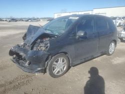 Honda fit Sport salvage cars for sale: 2008 Honda FIT Sport