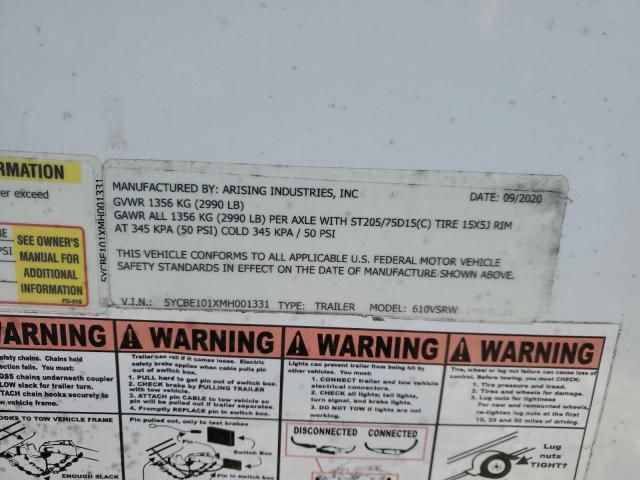 2021 Other 2021 Arising 10FT Enclosed Trailer