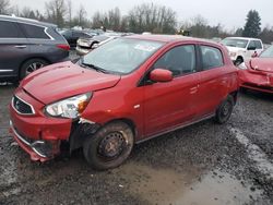 Mitsubishi salvage cars for sale: 2020 Mitsubishi Mirage ES