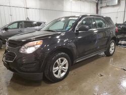 Chevrolet Equinox salvage cars for sale: 2017 Chevrolet Equinox LS